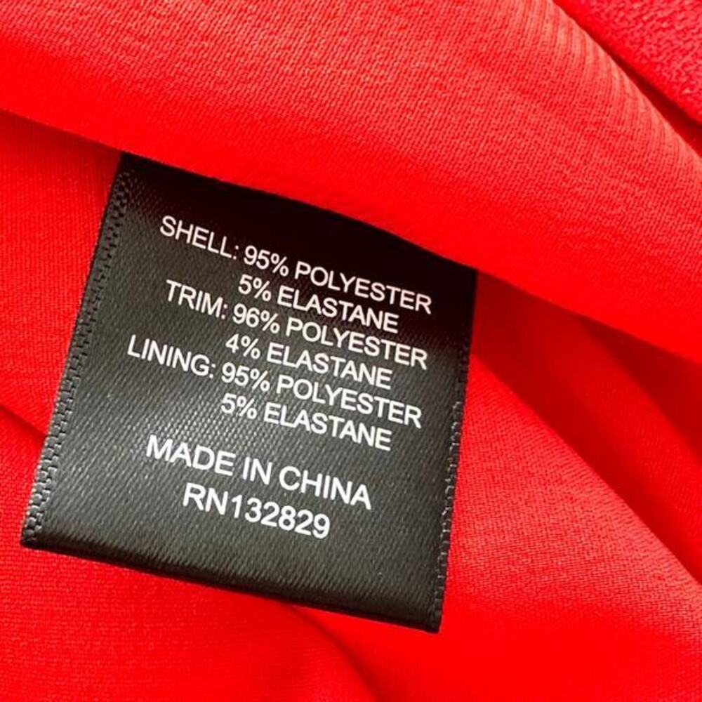NBD Jasper Dress XL one shoulder Mini Dress- Red Orange - Picture 9 of 12